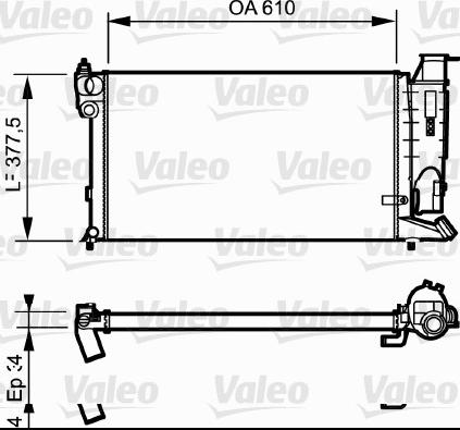 Valeo 731176 - Hladnjak, hladjenje motora www.molydon.hr