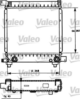 Valeo 731171 - Hladnjak, hladjenje motora www.molydon.hr