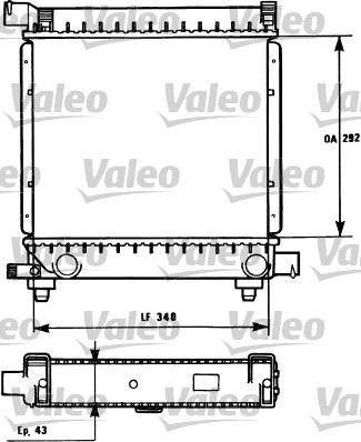 Valeo 731172 - Hladnjak, hladjenje motora www.molydon.hr