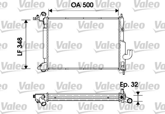 Valeo 731845 - Hladnjak, hladjenje motora www.molydon.hr