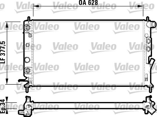 Valeo 731848 - Hladnjak, hladjenje motora www.molydon.hr