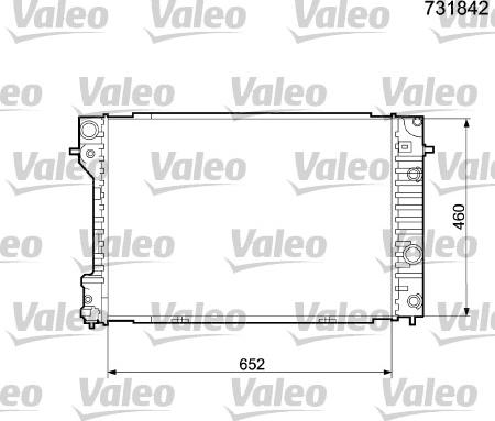 Valeo 731842 - Hladnjak, hladjenje motora www.molydon.hr