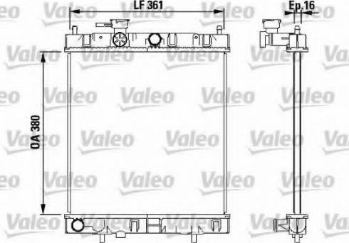 Valeo 731852 - Hladnjak, hladjenje motora www.molydon.hr