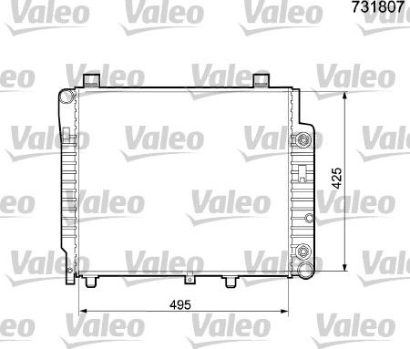 Valeo 731807 - Hladnjak, hladjenje motora www.molydon.hr