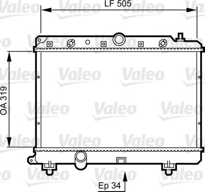 Valeo 731817 - Hladnjak, hladjenje motora www.molydon.hr