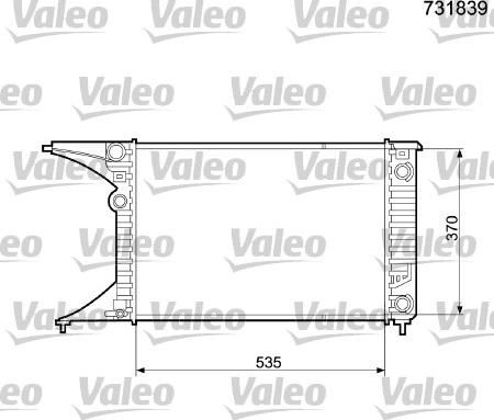 Valeo 731839 - Hladnjak, hladjenje motora www.molydon.hr