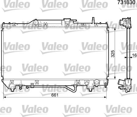 Valeo 731830 - Hladnjak, hladjenje motora www.molydon.hr