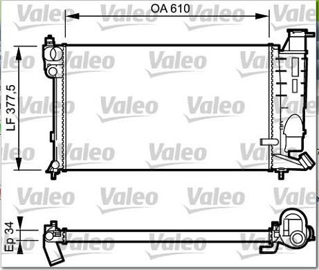 Valeo 731391 - Hladnjak, hladjenje motora www.molydon.hr