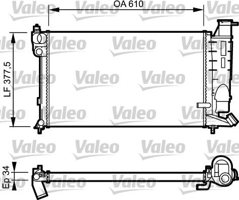 Valeo 731391 - Hladnjak, hladjenje motora www.molydon.hr