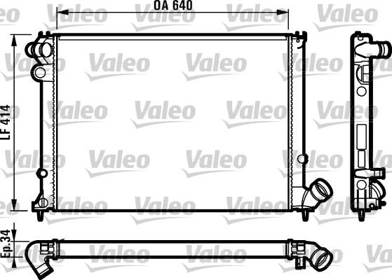 Valeo 731384 - Hladnjak, hladjenje motora www.molydon.hr