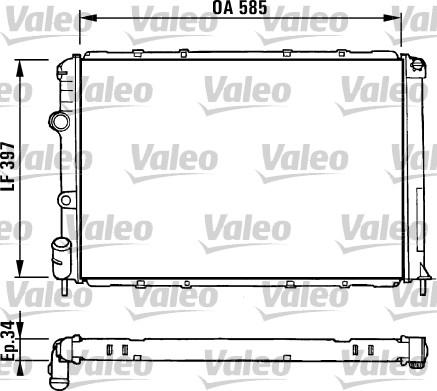 Valeo 731380 - Hladnjak, hladjenje motora www.molydon.hr