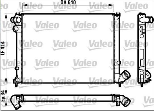 Valeo 731382 - Hladnjak, hladjenje motora www.molydon.hr