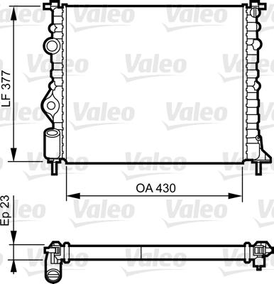 Valeo 731378 - Hladnjak, hladjenje motora www.molydon.hr