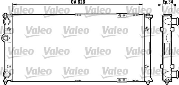 Valeo 731264 - Hladnjak, hladjenje motora www.molydon.hr