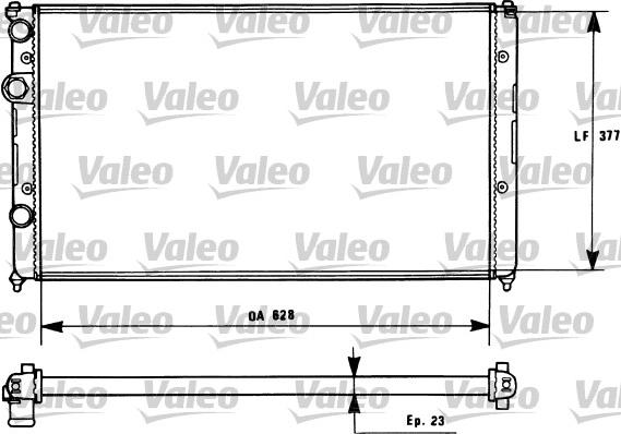 Valeo 731268 - Hladnjak, hladjenje motora www.molydon.hr