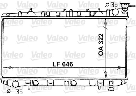 Valeo 731202 - Hladnjak, hladjenje motora www.molydon.hr