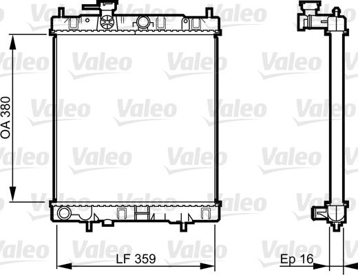 Valeo 731287 - Hladnjak, hladjenje motora www.molydon.hr