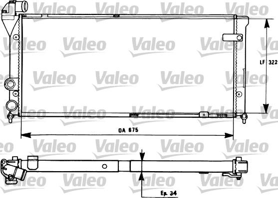 Valeo 731270 - Hladnjak, hladjenje motora www.molydon.hr