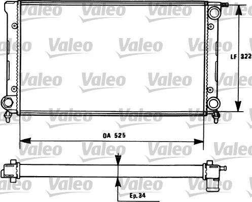 Valeo 731272 - Hladnjak, hladjenje motora www.molydon.hr