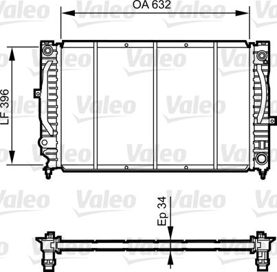 Valeo 731756 - Hladnjak, hladjenje motora www.molydon.hr