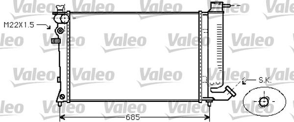 Valeo 731753 - Hladnjak, hladjenje motora www.molydon.hr