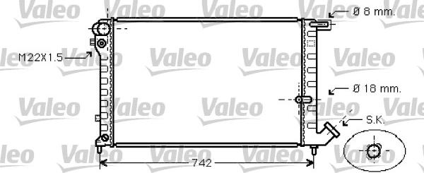 Valeo 731752 - Hladnjak, hladjenje motora www.molydon.hr