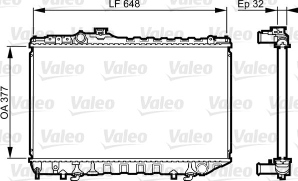 Valeo 731716 - Hladnjak, hladjenje motora www.molydon.hr