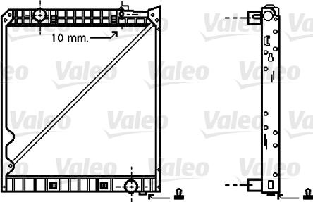 Valeo 733419 - Hladnjak, hladjenje motora www.molydon.hr