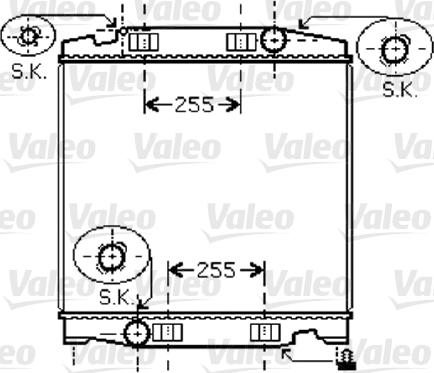 Valeo 733411 - Hladnjak, hladjenje motora www.molydon.hr