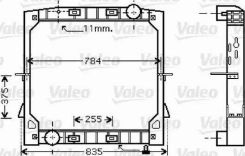 Valeo 733412 - Hladnjak, hladjenje motora www.molydon.hr