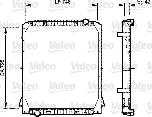 Valeo 733487 - Hladnjak, hladjenje motora www.molydon.hr