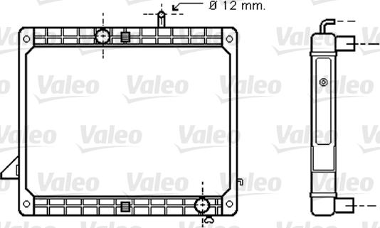 Valeo 733421 - Hladnjak, hladjenje motora www.molydon.hr