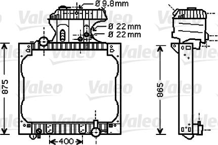 Valeo 733428 - Hladnjak, hladjenje motora www.molydon.hr