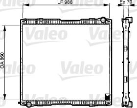 Valeo 733540 - Hladnjak, hladjenje motora www.molydon.hr