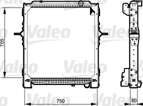 Valeo 733548 - Hladnjak, hladjenje motora www.molydon.hr