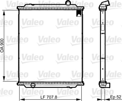 Valeo 733517 - Sace hladnjaka, hladjenje motora www.molydon.hr