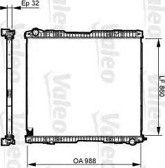 Valeo 733539 - Hladnjak, hladjenje motora www.molydon.hr