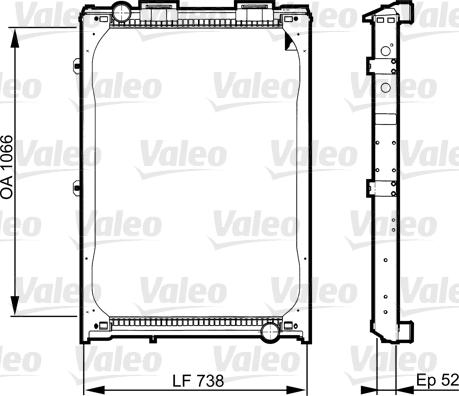 Valeo 733529 - Hladnjak, hladjenje motora www.molydon.hr