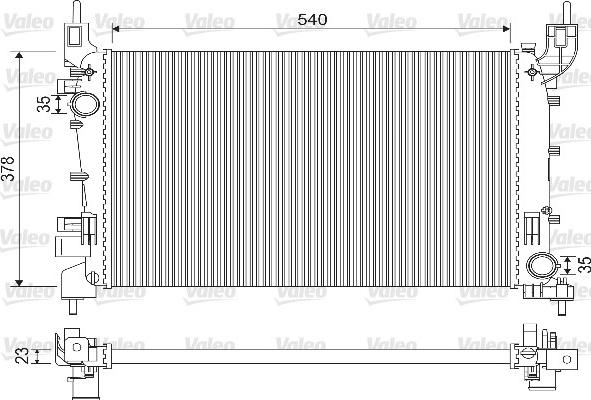 Valeo 733119 - Hladnjak, hladjenje motora www.molydon.hr