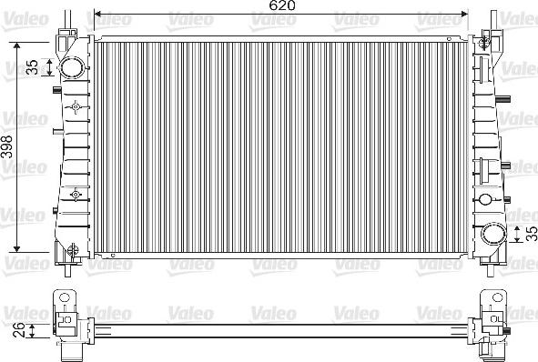 Valeo 733203 - Hladnjak, hladjenje motora www.molydon.hr