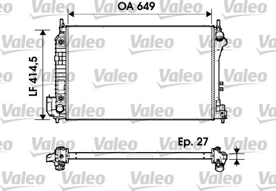 Valeo 732947 - Hladnjak, hladjenje motora www.molydon.hr