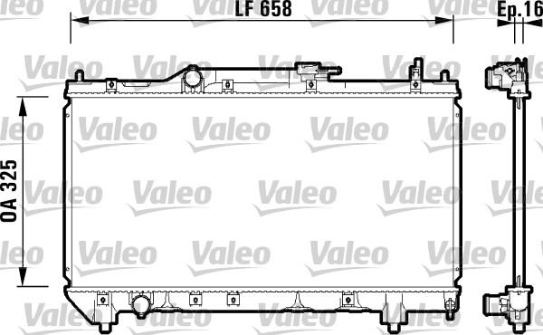 Valeo 732950 - Hladnjak, hladjenje motora www.molydon.hr