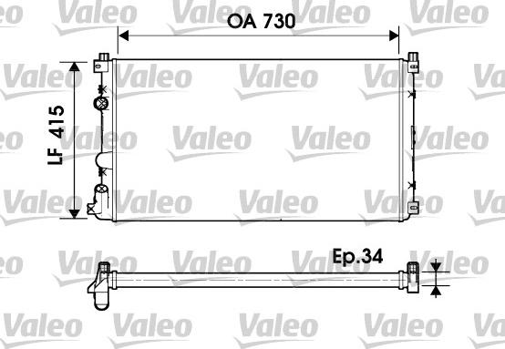 Valeo 732918 - Hladnjak, hladjenje motora www.molydon.hr