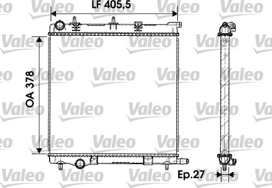 Valeo 732930 - Hladnjak, hladjenje motora www.molydon.hr