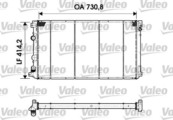 Valeo 732920 - Hladnjak, hladjenje motora www.molydon.hr