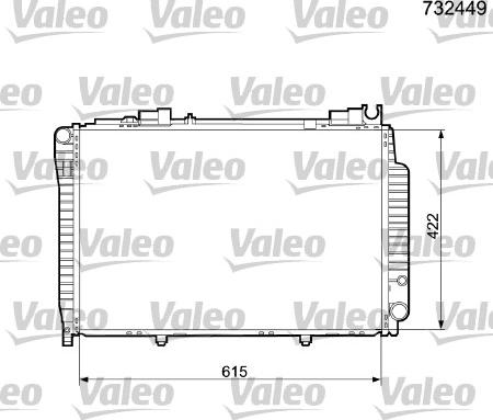 Valeo 732449 - Hladnjak, hladjenje motora www.molydon.hr