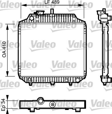 Valeo 732442 - Hladnjak, hladjenje motora www.molydon.hr