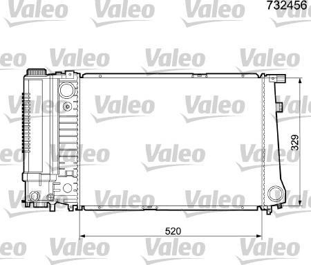 Valeo 732456 - Hladnjak, hladjenje motora www.molydon.hr