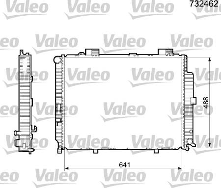 Valeo 732462 - Hladnjak, hladjenje motora www.molydon.hr