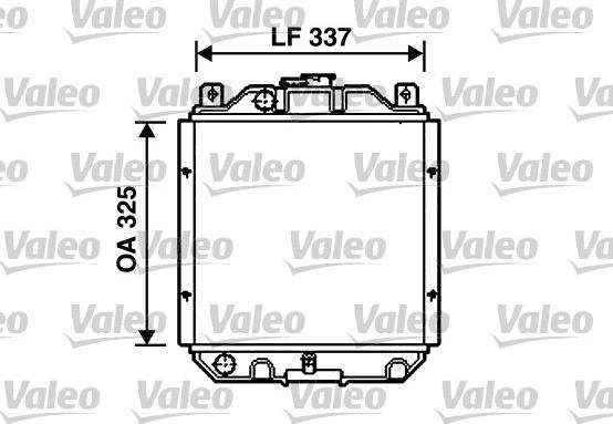 Valeo 732489 - Hladnjak, hladjenje motora www.molydon.hr